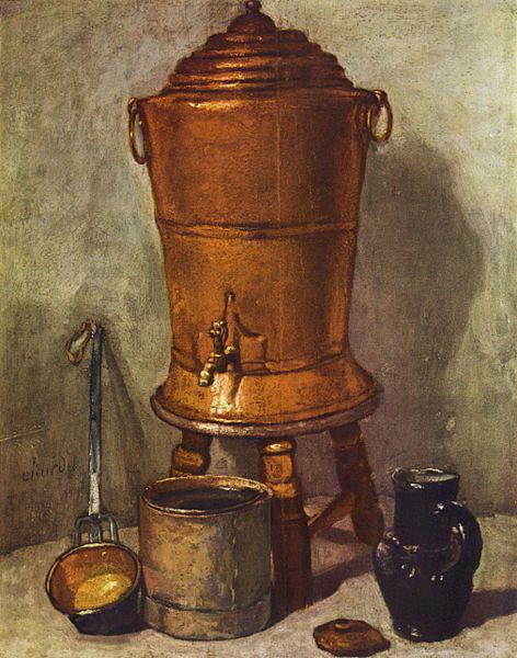 Jean Simeon Chardin Der Wasserbehalter oil painting picture